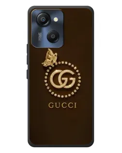 Чехол для Blackview Oscal Modern 8 с картинкой «Gucci — золотая бабочка»
