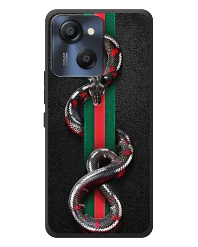 Чехол для Blackview Oscal Modern 8 с картинкой «Gucci — змея на полосе» Чехол для Blackview Oscal Modern 8 с картинкой «Gucci — змея на полосе»