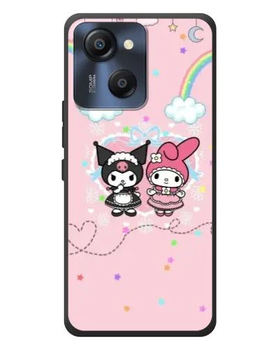 Чехол для Blackview Oscal Modern 8 с картинкой «My Melody и Kuromi» Чехол для Blackview Oscal Modern 8 с картинкой «My Melody и Kuromi»