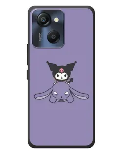 Чехол для Blackview Oscal Modern 8 с картинкой «Kuromi на лиловом фоне»