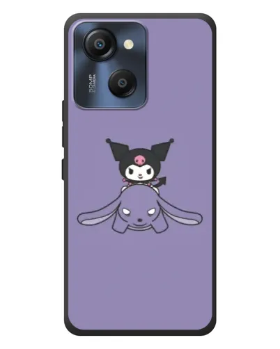 Чехол для Blackview Oscal Modern 8 с картинкой «Kuromi на лиловом фоне» Чехол для Blackview Oscal Modern 8 с картинкой «Kuromi на лиловом фоне»