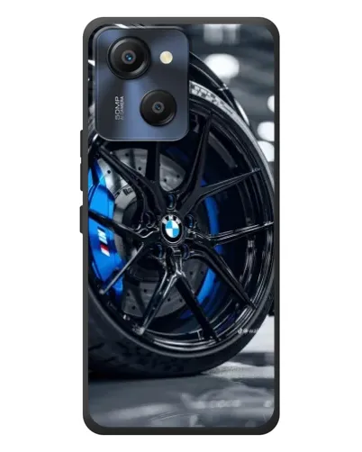 Чехол для Blackview Oscal Modern 8 с картинкой «Колесо BMW вблизи»