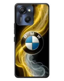 Чехол для Blackview Oscal Modern 8 с картинкой «Золотистый дым BMW»