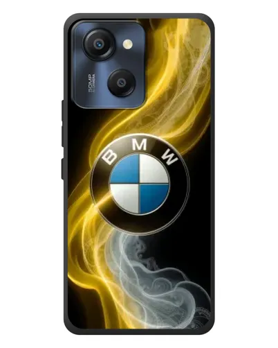 Чехол для Blackview Oscal Modern 8 с картинкой «Золотистый дым BMW»