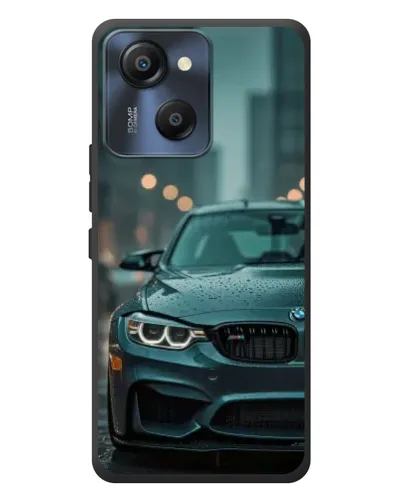 Чехол для Blackview Oscal Modern 8 с картинкой «BMW в огнях города»
