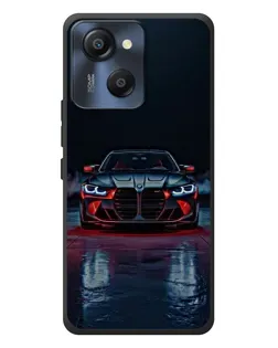 Чехол для Blackview Oscal Modern 8 с картинкой «BMW на мокрой дороге»