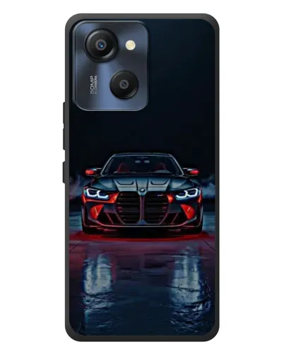 Чехол для Blackview Oscal Modern 8 с картинкой «BMW на мокрой дороге»