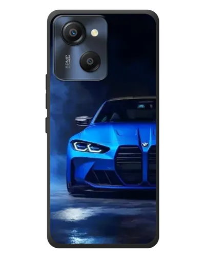 Чехол для Blackview Oscal Modern 8 с картинкой «Голубая BMW M4»