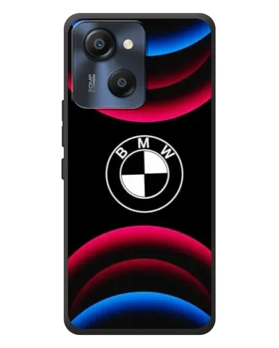 Чехол для Blackview Oscal Modern 8 с картинкой «Логотип BMW и неоновые дуги»