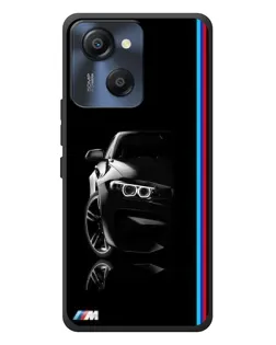 Чехол для Blackview Oscal Modern 8 с картинкой «Силуэт BMW в темноте»