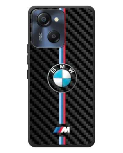 Чехол для Blackview Oscal Modern 8 с картинкой «Эмблема BMW и карбон»