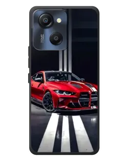 Чехол для Blackview Oscal Modern 8 с картинкой «Красная BMW на дороге»