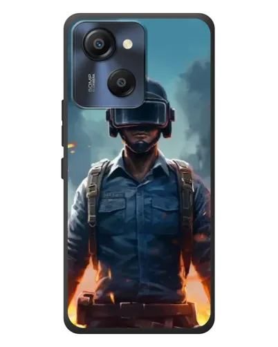 Чехол для Blackview Oscal Modern 8 с картинкой «PUBG — реалистичный герой»