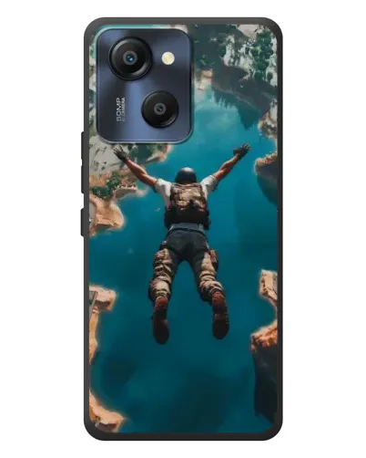 Чехол для Blackview Oscal Modern 8 с картинкой «PUBG — свободное падение»