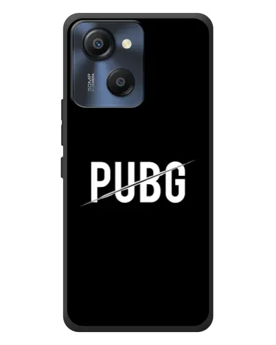 Чехол для Blackview Oscal Modern 8 с картинкой «PUBG — белый логотип»