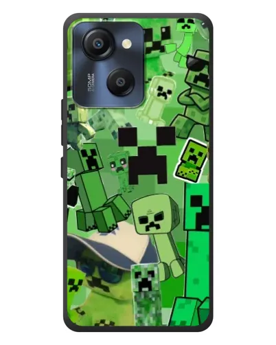 Чехол для Blackview Oscal Modern 8 с картинкой «Криперы Minecraft» Чехол для Blackview Oscal Modern 8 с картинкой «Криперы Minecraft»