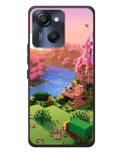 Чехол для Blackview Oscal Modern 8 с картинкой «Розовое дерево Minecraft» Чехол для Blackview Oscal Modern 8 с картинкой «Розовое дерево Minecraft»
