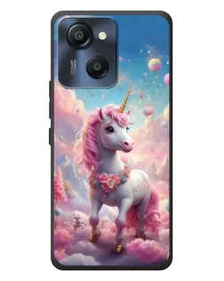 Чехол для Blackview Oscal Modern 8 с картинкой «Единорог среди облаков»