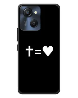 Чехол для Blackview Oscal Modern 8 с картинкой «Крест и Сердце»