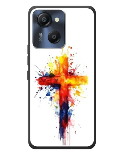 Чехол для Blackview Oscal Modern 8 с картинкой «Акварельный крест» Чехол для Blackview Oscal Modern 8 с картинкой «Акварельный крест»