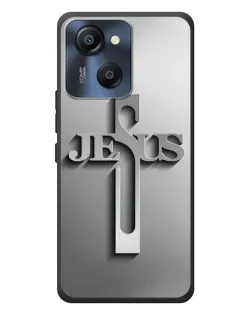 Чохол для Blackview Oscal Modern 8 з картинкою «Металевий хрест Jesus»