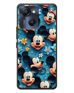 Чехол для Blackview Oscal Modern 8 с картинкой «Паттерн Микки и Минни»