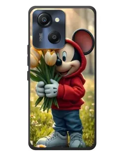 Чехол для Blackview Oscal Modern 8 с картинкой «Микки с тюльпанами»