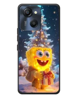 Чехол для Blackview Oscal Modern 8 с картинкой «Рождественский Спанч Боб»
