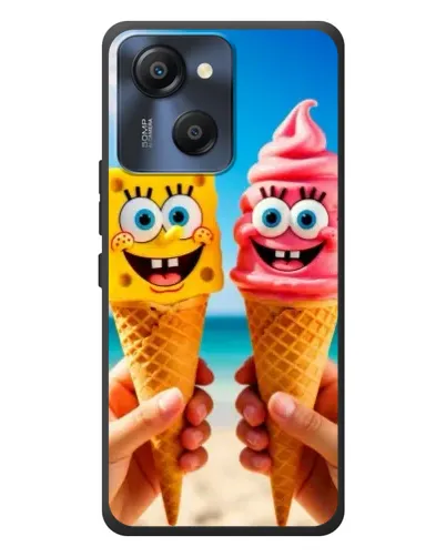 Чехол для Blackview Oscal Modern 8 с картинкой «Спанч Боб мороженое» Чехол для Blackview Oscal Modern 8 с картинкой «Спанч Боб мороженое»