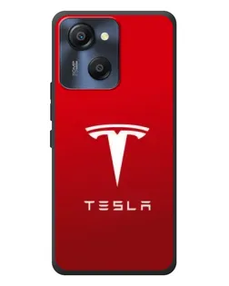 Чехол для Blackview Oscal Modern 8 с картинкой «Tesla Red Classic»