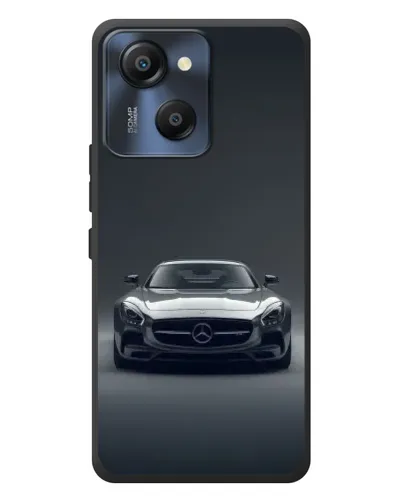 Чехол для Blackview Oscal Modern 8 с картинкой «Mercedes на черном»