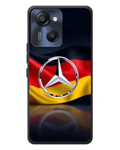 Чехол для Blackview Oscal Modern 8 с картинкой «Mercedes — флаг Германии»