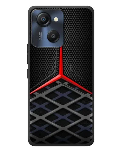 Чехол для Blackview Oscal Modern 8 с картинкой «Mercedes Carbon Grid»