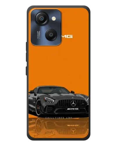 Чехол для Blackview Oscal Modern 8 с картинкой «Оранжевый Mercedes AMG»