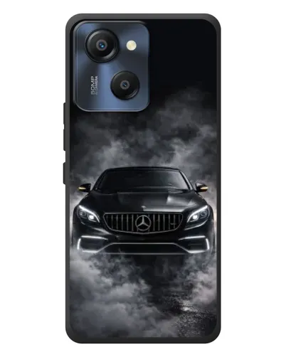 Чехол для Blackview Oscal Modern 8 с картинкой «Mercedes в дыму»