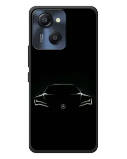 Чехол для Blackview Oscal Modern 8 с картинкой «Mercedes — силуэт авто»