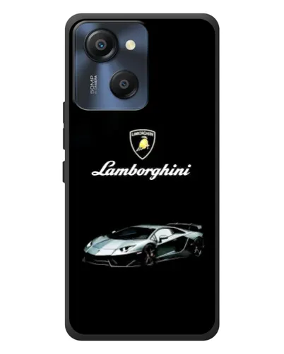 Чехол для Blackview Oscal Modern 8 с картинкой «Логотип Lamborghini классика»