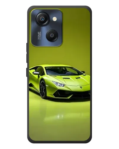 Чехол для Blackview Oscal Modern 8 с картинкой «Салатовый Lamborghini Huracan»