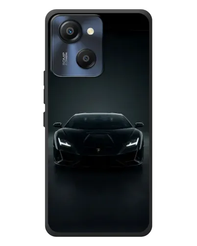 Чехол для Blackview Oscal Modern 8 с картинкой «Черный Lamborghini Aventador»