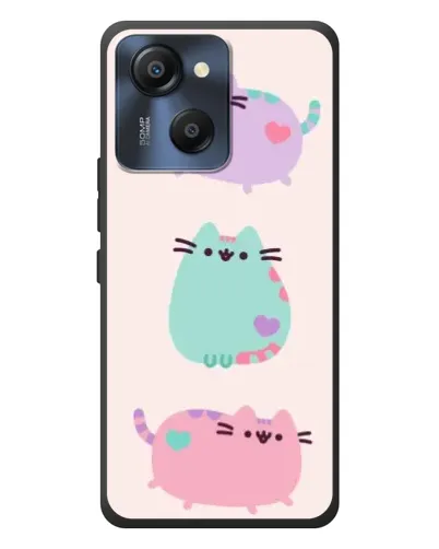 Чехол для Blackview Oscal Modern 8 с картинкой «Pusheen трио» Чехол для Blackview Oscal Modern 8 с картинкой «Pusheen трио»