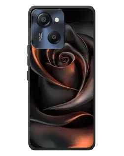 Чохол для Blackview Oscal Modern 8 з картинкою «Шовкова чорна троянда»