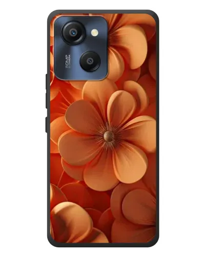 Чохол для Blackview Oscal Modern 8 з картинкою «Помаранчева макро квітка»