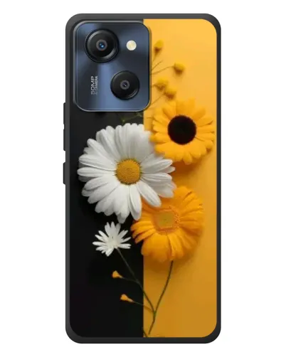 Чохол для Blackview Oscal Modern 8 з картинкою «Соняшник та ромашка»