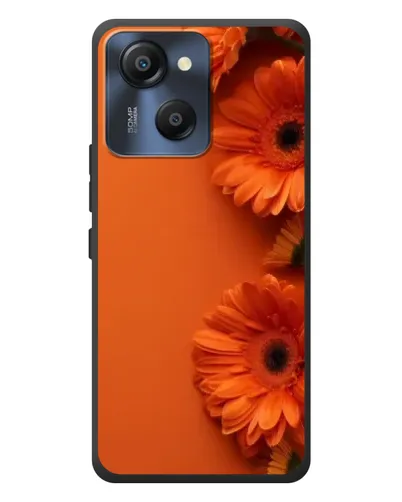 Чохол для Blackview Oscal Modern 8 з картинкою «Помаранчеві гербери»