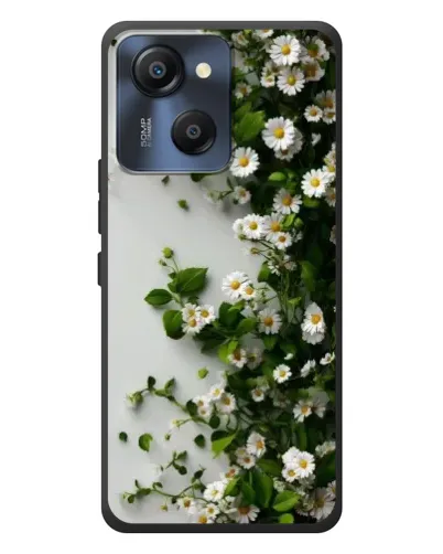 Чохол для Blackview Oscal Modern 8 з картинкою «Гілка дрібних білих квітів»