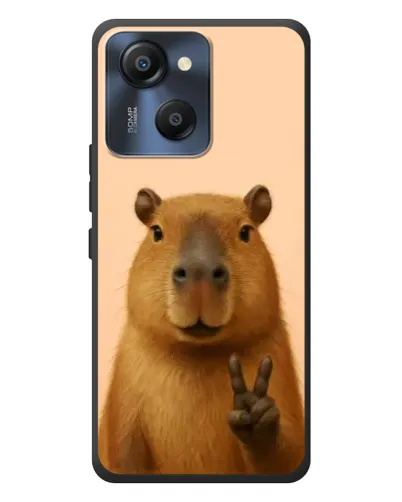 Чехол для Blackview Oscal Modern 8 с картинкой «Капибара виктория»