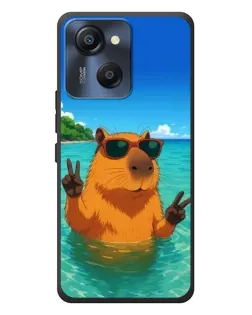 Чехол для Blackview Oscal Modern 8 с картинкой «Морская капибара»