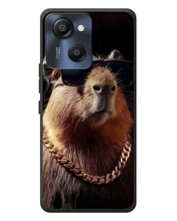 Чехол для Blackview Oscal Modern 8 с картинкой «Капибара золотая цепь»