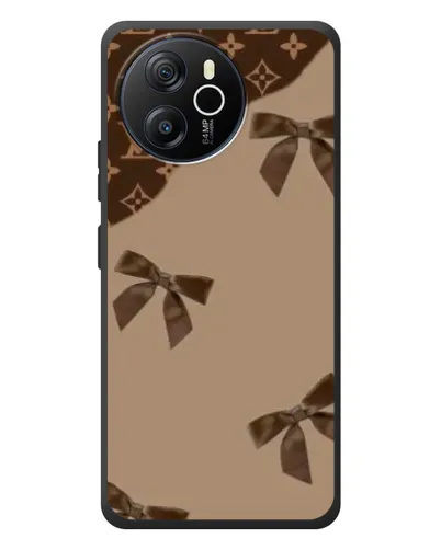 Чехол для Blackview Oscal Tiger 12 с картинкой «LV — кофейный атлас»