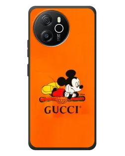 Чехол для Blackview Oscal Tiger 12 с картинкой «Микки Маус Gucci — оранж»